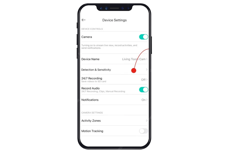 Enable Recording From the App