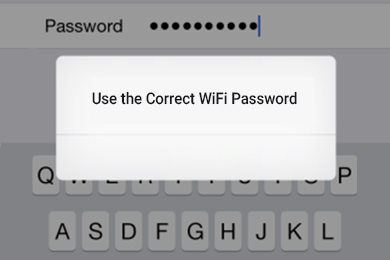 Use the Correct WiFi Password